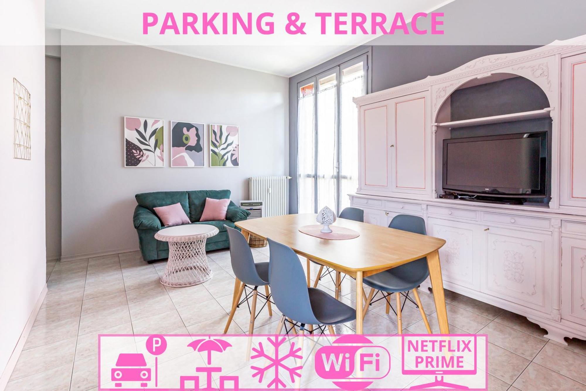 Appartamento Parking & Terrace - Large 90 Mq - Self Check-In & Remote Access Côme Esterno foto